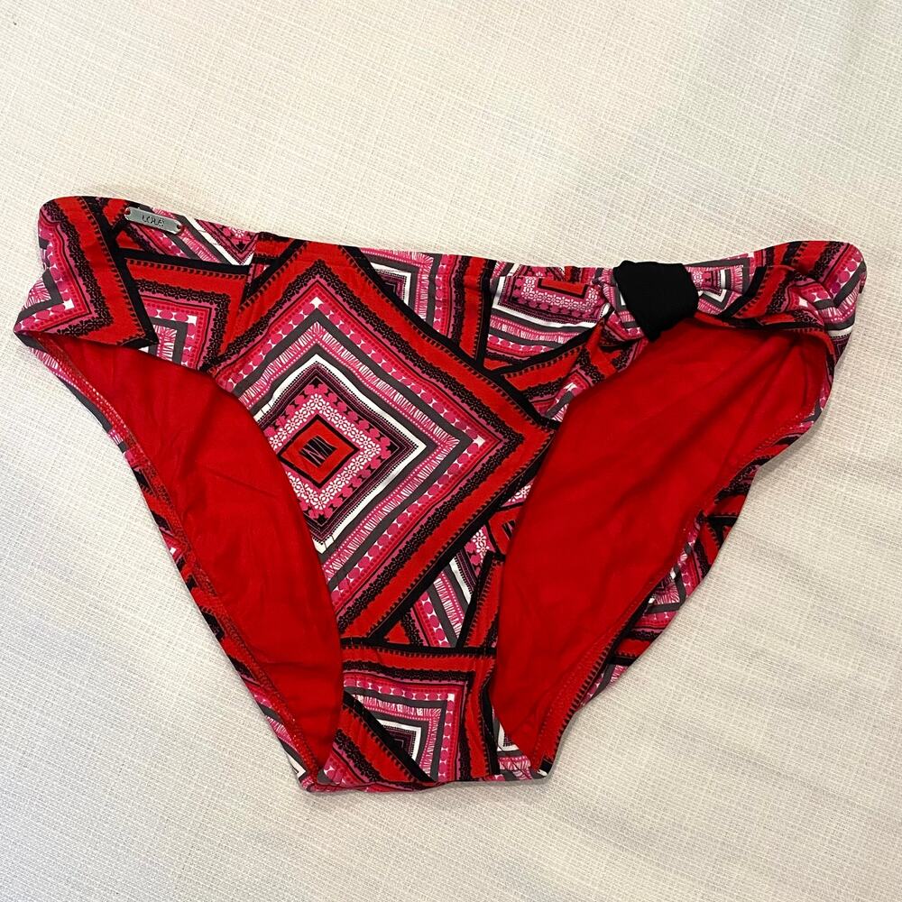 BRAND NEW‎ Lole M Red Print "CHANA" Bikini Bottom